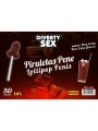 DIABLO GOLOSO 50 PIRULETAS PENE RON COLA 10 ALCOHOL