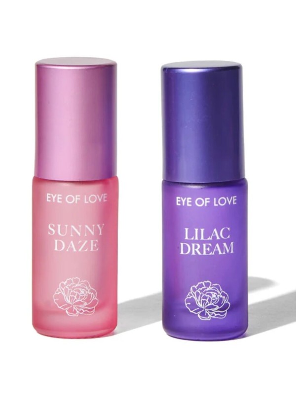 EYE OF LOVE BLOOM SET DE PERFUME ROLL ON CON FEROMONAS DE DIA A NOCHE 2 X 5 ML