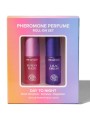 EYE OF LOVE BLOOM SET DE PERFUME ROLL ON CON FEROMONAS DE DIA A NOCHE 2 X 5 ML