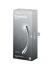 SATISFYER COSMIC CREST 1 DILDO ACERO INOXIDABLE DOBLE USO