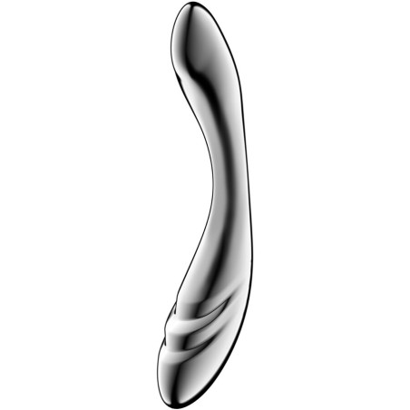 SATISFYER PURE GRAVITY 3 DILDO ACERO INOXIDABLE DOBLE USO
