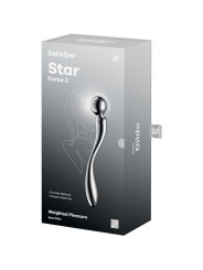 SATISFYER STAR FORCE 2 DILDO ACERO INOXIDABLE DOBLE USO