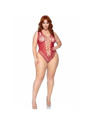 LEG AVENUE 81641X BODY TIRANTES SIN COSTURAS BURDEOS TALLA 1X 2X