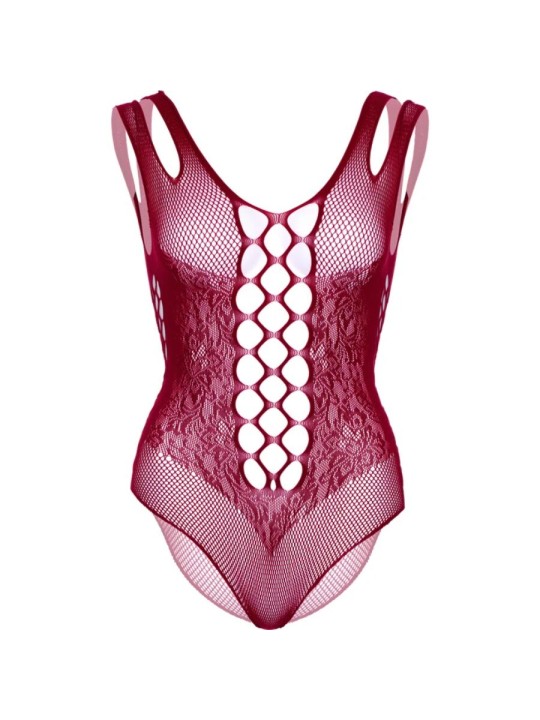 LEG AVENUE 81641X BODY TIRANTES SIN COSTURAS BURDEOS TALLA 1X 2X