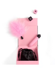 SECRET PLAY CAJA DE PLACERES PARA PAREJAS DADOS BALA VIBRADORA PLUMERO