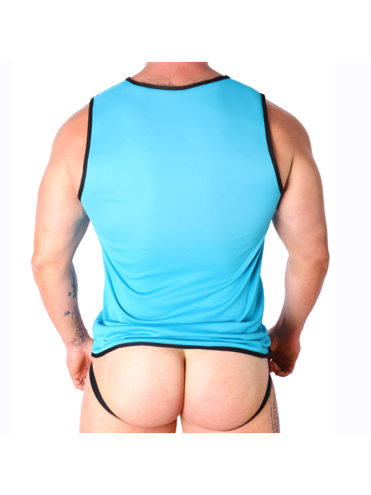 MACHO CAMISETA AZUL S M