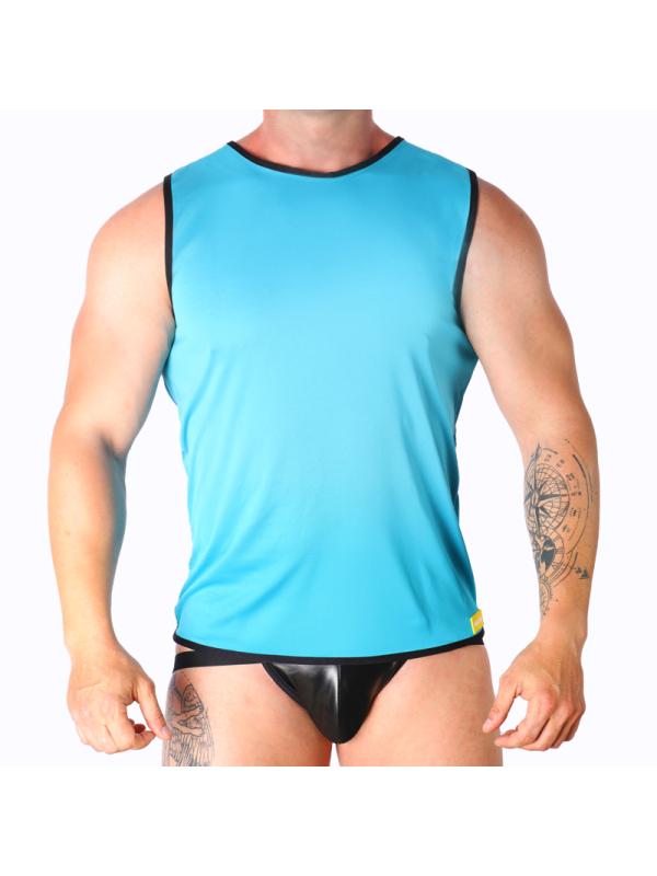 MACHO CAMISETA AZUL S M