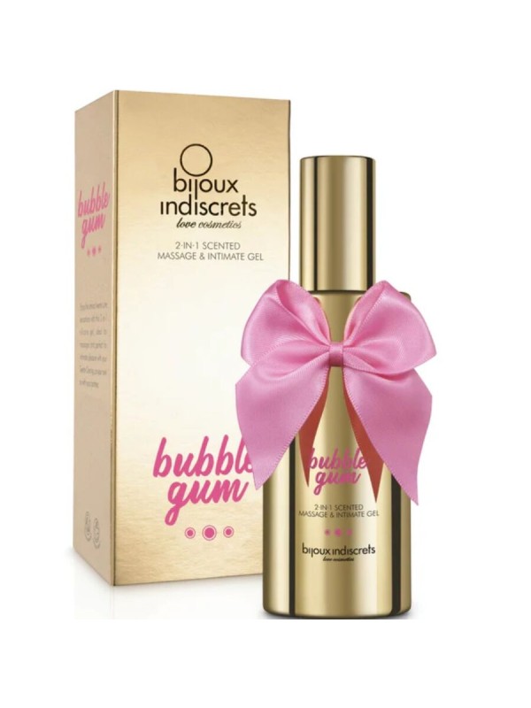 BIJOUX BUBBLE GUM GEL DE MASAJE INTIMO PERFUMADO 100 ML