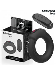 ADDICTED TOYS ANILLO PENE VIBRADOR EFECTO CALOR CONTROL REMOTO
