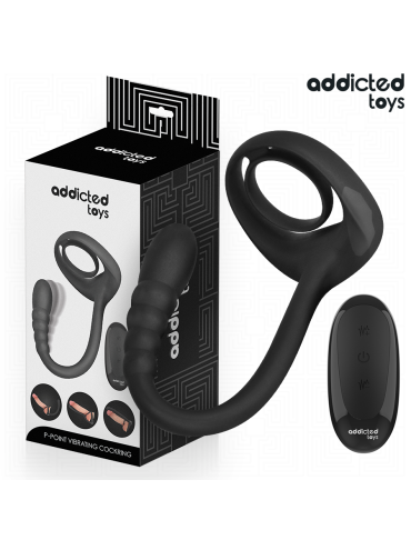 ADDICTED TOYS ANILLO PENE VIBRADOR PUNTOP CONTROL REMOTO