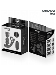ADDICTED TOYS MASAJEADOR PROSTATICO ROTATORIO CONTROL REMOTO