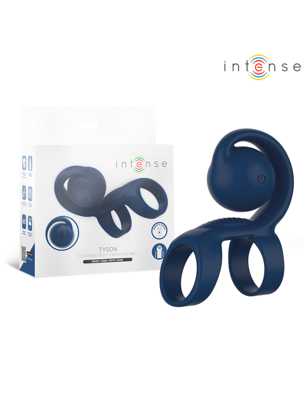 INTENSE TYSON ANILLO POTENCIADOR CON CARACOL VIBRADOR O 32 CM