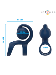 INTENSE TYSON ANILLO POTENCIADOR CON CARACOL VIBRADOR O 32 CM