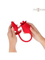 INTENSE MELANIE DOBLE ESTIMULADOR CLITORIS CON LENGUA ZIGZAG