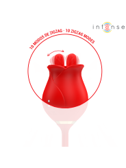 INTENSE MELANIE DOBLE ESTIMULADOR CLITORIS CON LENGUA ZIGZAG