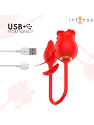 INTENSE MELANIE DOBLE ESTIMULADOR CLITORIS CON LENGUA ZIGZAG