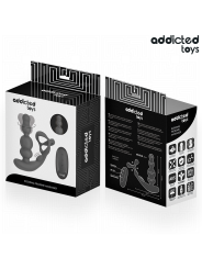 ADDICTED TOYS MASAJEADOR PROSTATICO ROTATORIO CONTROL REMOTO