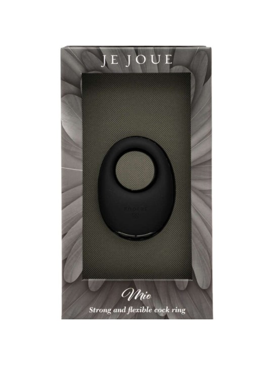 JE JOUE MIO ANILLO PARA EL PENE VIBRADOR FUERTE Y FLEXIBLE NEGRO