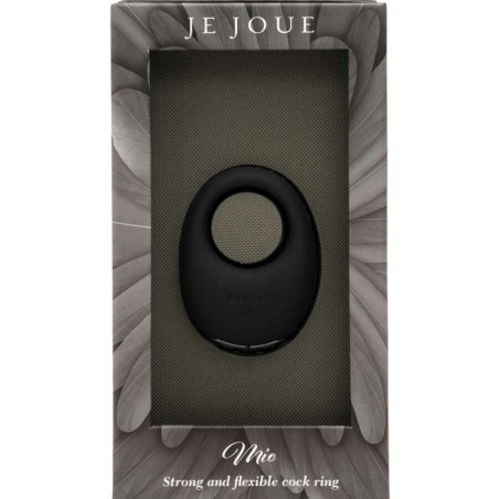 JE JOUE MIO ANILLO PARA EL PENE VIBRADOR FUERTE Y FLEXIBLE NEGRO