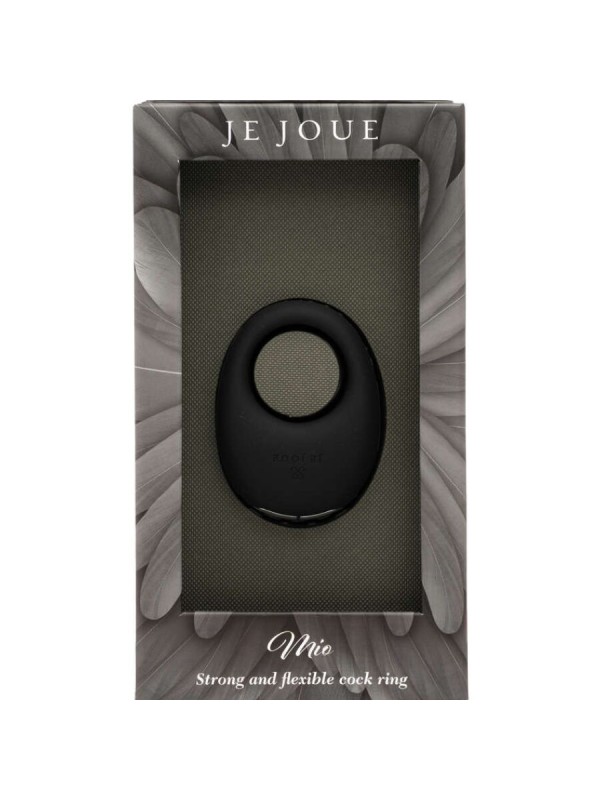 JE JOUE MIO ANILLO PARA EL PENE VIBRADOR FUERTE Y FLEXIBLE NEGRO