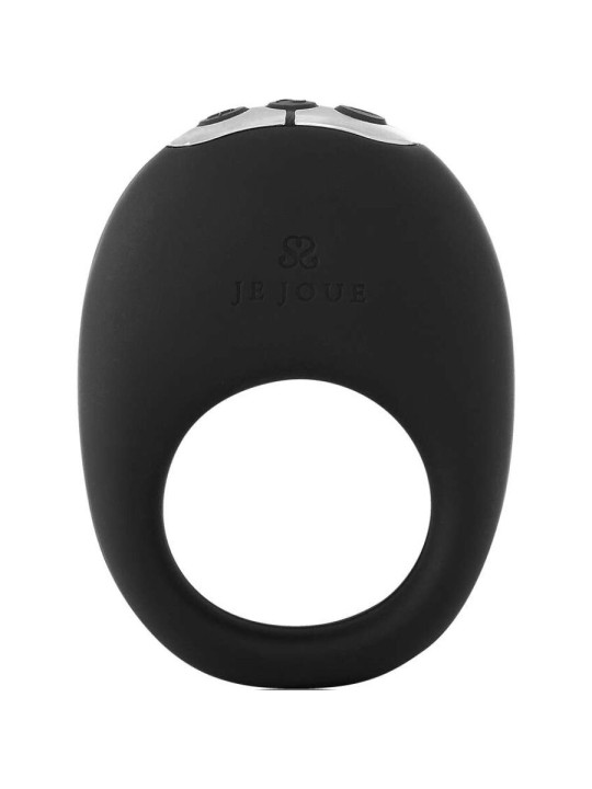 JE JOUE MIO ANILLO PARA EL PENE VIBRADOR FUERTE Y FLEXIBLE NEGRO