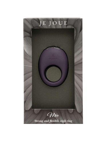 JE JOUE MIO ANILLO PARA EL PENE VIBRADOR FUERTE Y FLEXIBLE MORADO