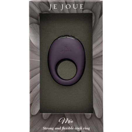 JE JOUE MIO ANILLO PARA EL PENE VIBRADOR FUERTE Y FLEXIBLE MORADO