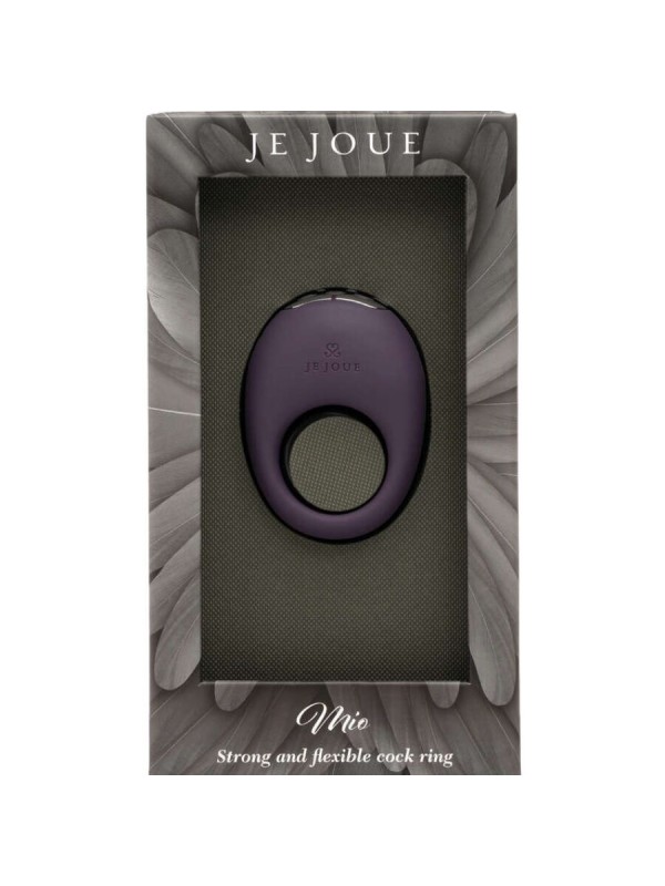 JE JOUE MIO ANILLO PARA EL PENE VIBRADOR FUERTE Y FLEXIBLE MORADO