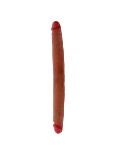 GET REAL DILDO DOBLE DONG DE SILICONA CARAMELO 40 CM