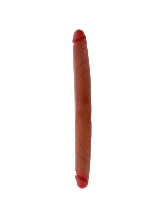 GET REAL DILDO DOBLE DONG DE SILICONA CARAMELO 40 CM