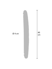 GET REAL DILDO DOBLE DONG DE SILICONA CARAMELO 40 CM
