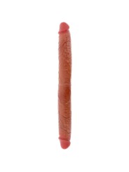 GET REAL DILDO DOBLE DONG DE SILICONA CARAMELO 46 CM