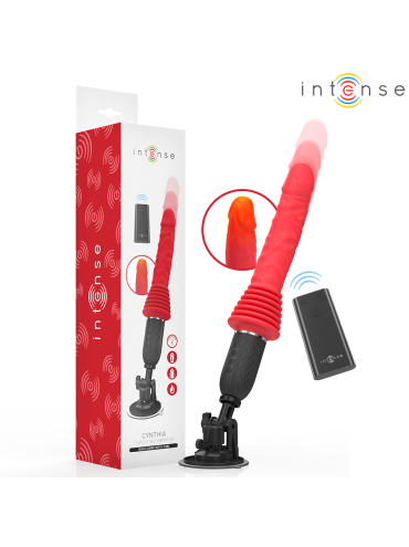 INTENSE CYNTHIA VIBRADOR THRUSTING CONTROL REMOTO CON CALOR