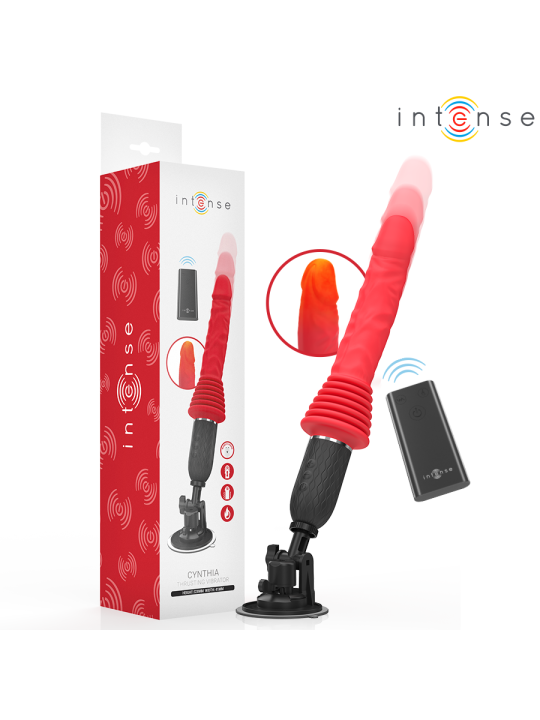 INTENSE CYNTHIA VIBRADOR THRUSTING CONTROL REMOTO CON CALOR