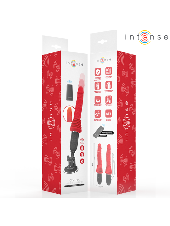 INTENSE CYNTHIA VIBRADOR THRUSTING CONTROL REMOTO CON CALOR