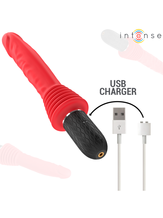 INTENSE CYNTHIA VIBRADOR THRUSTING CONTROL REMOTO CON CALOR