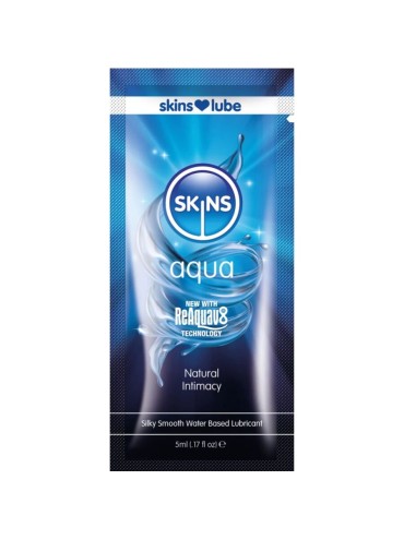 SKINS AQUA LUBRICANTE BASE DE AGUA MONODOSIS 5 ML