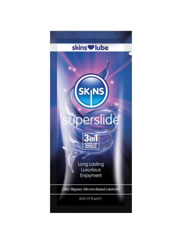SKINS SUPERSLIDE LUBRICANTE BASE DE SILICONA MONODOSIS 5 ML
