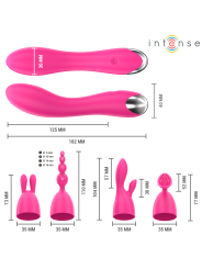 INTENSE CHER VIBRADOR 20 PATRONES CON CABEZALES INTERCAMBIABLES