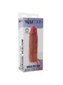GET REAL FUNDA HYDRATED SKIN DE SILICONA PARA PENE CARAMELO 16 CM