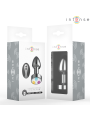 INTENSE PLUG ANAL TALLA S DE METAL VIBRADOR CON LUCES LED MULTICOLOR Y CONTROL REMOTO