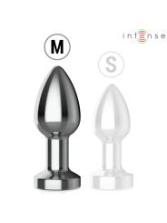INTENSE PLUG ANAL TALLA M DE METAL VIBRADOR CON LUCES LED MULTICOLOR Y CONTROL REMOTO