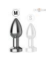 INTENSE PLUG ANAL TALLA M DE METAL VIBRADOR CON LUCES LED MULTICOLOR Y CONTROL REMOTO