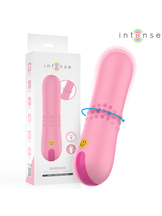 INTENSE BARBARA VIBRADOR CON PERLAS GIRATORIAS