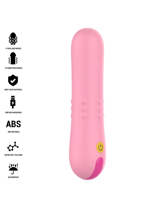 INTENSE BARBARA VIBRADOR CON PERLAS GIRATORIAS