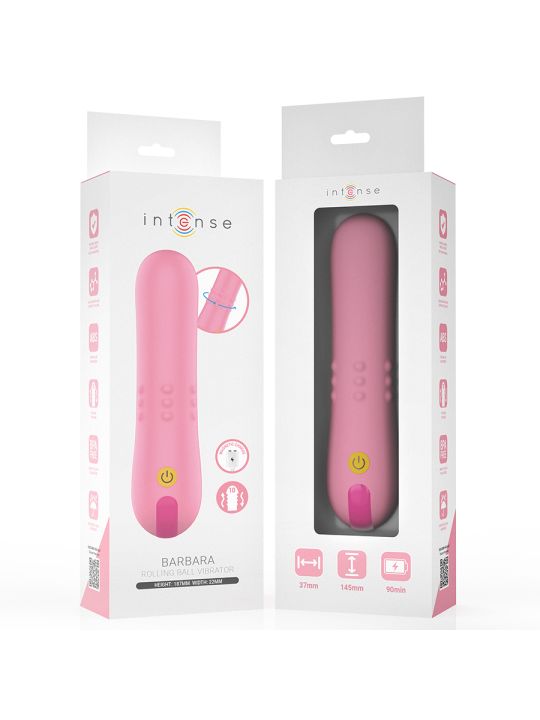 INTENSE BARBARA VIBRADOR CON PERLAS GIRATORIAS