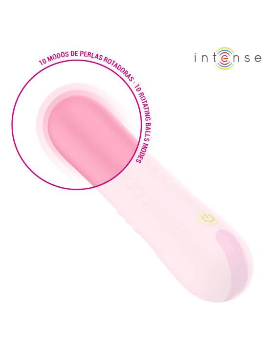 INTENSE BARBARA VIBRADOR CON PERLAS GIRATORIAS