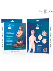 INTENSE DOLLS MONIQUE MUNECA HINCHABLE CON TRES ORIFICIOS