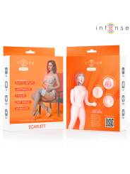 INTENSE DOLLS SCARLETT MUNECA HINCHABLE CON TRES ORIFICIOS