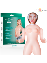 INTENSE DOLLS NICOLE MUNECA HINCHABLE CON TRES ORIFICIOS